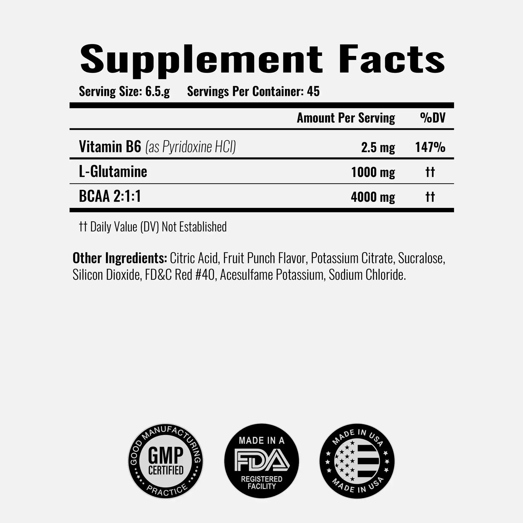 BCAA Shock