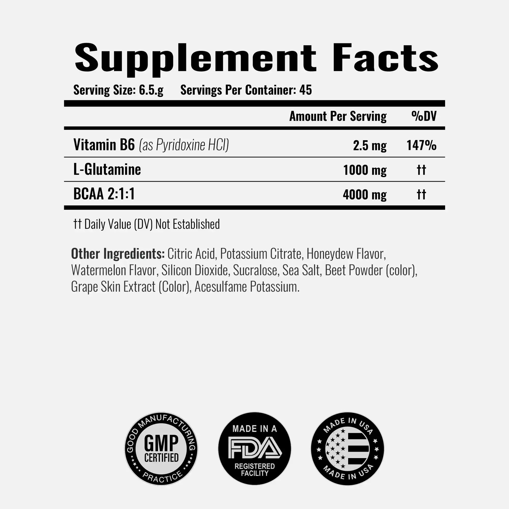 BCAA Shock